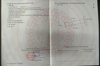 Lô 123,5m² tuyến 2 Sông He – gần Vinhomes Dương Kinh – giá hiếm 15,x triệu/m²  ZALO 0567 222 555