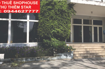 CHÍNH CHỦ CHO THUÊ SHOPHOUSE THỦ THIÊM STAR - 3 MẶT TIỀN- Thủ Đức, Hồ Chí Minh