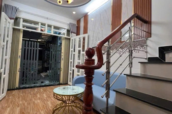 NHÀ 3 LẦU NHỎ ĐẸP – THIẾT KẾ SANG TRỌNG – HẺM XE HƠI 6M – NGAY TT THỊ TRẤN NHÀ BÈ – HUỲNH TẤN PHÁT