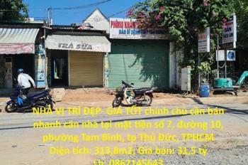 NHÀ VỊ TRÍ ĐẸP- GIÁ TỐT chính chủ cần bán nhanh căn nhà tại tp Thủ Đức, TPHCM