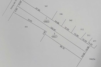 Bán Đát MTNB 10m đường Nguyễn Lương Bằng 1058M2 giá 745 trieju