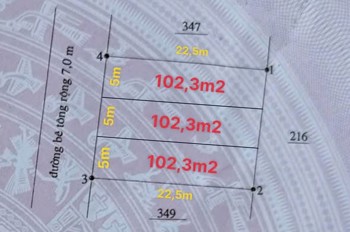 BÁN 307m² FULL THỔ SUỐI TIÊN – TÁCH ĐƯỢC 3 LÔ ĐẸP