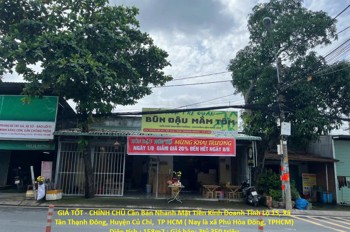 GIÁ TỐT - CHÍNH CHỦ Cần Bán Nhanh Mặt Tiền Kinh Doanh Tỉnh Lộ 15 Huyện Củ Chi, TP HCM