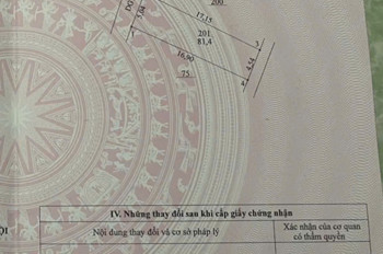 CC gửi bán 81m² đất Đoài Khê – Đan Phượng