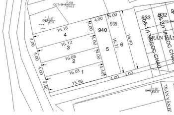 CẶP ĐẤT (9.5X16) MẶT TIỀN TRẦN THỊ HÈ – Q12  GẦN NGUYỄN ẢNH THỦ