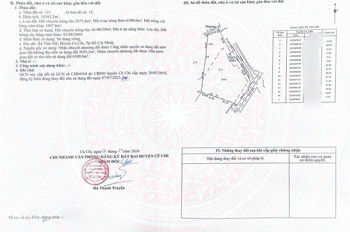 CCG KẸT BÁN GẤP 10.183m² ĐẤT 2 MẶT TIỀN TỈNH LỘ 7, THÁI MỸ, CỦ CHI