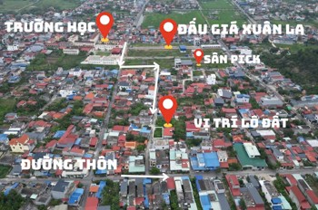 ĐẤT TRUNG TÂM XUÂN LA – ĐỐI DIỆN KHU ĐẤU GIÁ  NGÕ THÔNG GẦN 4M  GIÁ CHỈ 1.2X TỶ – CỬA VỐN TỐT  ZALO