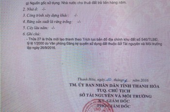 CẦN CHUYỂN NHƯỢNG LÔ ĐẤT THƯƠNG MẠI DV 18000m2 ngay ngã tư Sao Vàng