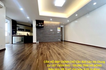 Căn Hộ Đẹp Chính Chủ Cần Bán Căn Hộ Chung Cư 197 Trần Phú - Trung Tâm Hà Đông