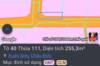 Chủ bán lô góc 2mt đường nhựa khu dân cư xuân sơn hcm