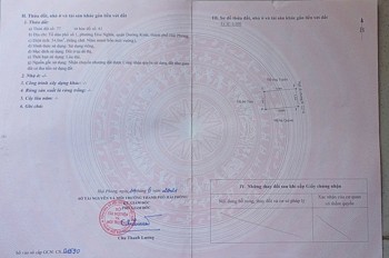 1,6x TỶ – LÔ ĐẤT TUYẾN 2 NGÕ 136 HẢI PHONG, SÁT CẦU RÀO 3 – NGUỒN HÀNG ĐẦU TƯ HIẾM KHU HÒA NGHĨA