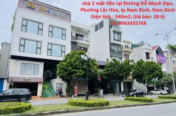 NHÀ VỊ TRÍ ĐẸP- GIÁ TỐT CHÍNH CHỦ Bán nhà 2 mặt tiền tại tp Nam Định, tỉnh Nam Định