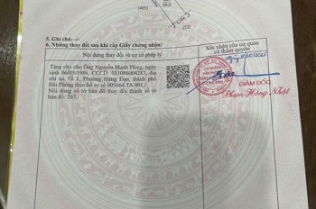 Bán đất Hải Thành 1 – 99m² ngang 5,1m – Giá 4.x tỷ  Đường nhựa 8m hiếm khu vực – Hàng đầu tư trung