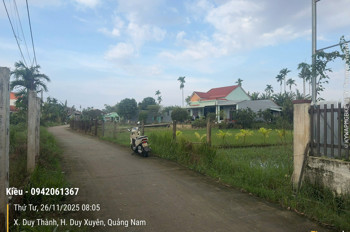 Bán đất đẹp thôn Vân Quật Duy Thành, Quảng Nam 550 TR