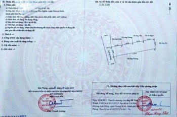 ĐẤT THỔ CƯ NGÕ 82 HÒA NGHĨA – GẦN VINHOMES – GIÁ HIẾM KHU DƯƠNG KINH  ZALO 0567 222 555