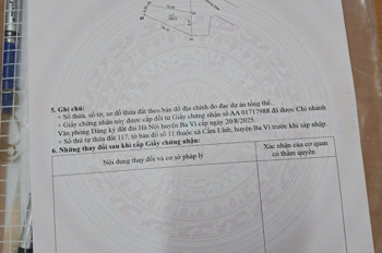 QUÁ RẺ ĐẤT SỔ ĐỎ HÀ NỘI-GIÁ SỐC 320 TRIỆU-BÁN ĐẤT CÂM LĨNH, BA VÌ