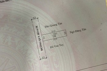 BÁN ĐẤT TÂN THÀNH DƯƠNG KINH 100M2 – NGÕ 5M TRỤC ĐẸP – GIÁ ĐẦU TƯ HIẾM  ZALO 0567 222 555