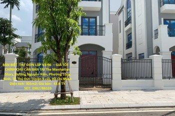 BÁN BIỆT THỰ ĐƠN LẬP V3-96  – GIÁ TỐT  – CHÍNH CHỦ CẦN BÁN TẠI The Manhattan Glory, Đường Nguyễn