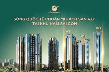 Nhận Giữ Chỗ Tòa V8, V9 Sunshine Sky City Chiết Khấu 1%, Giá Từ 105 Triệu/m2, Lịch Thanh Toán Giãn