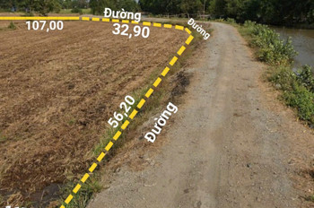 Bán Đất Mặt Tiền 84X117m Giá 3 Triệu/m Đường Kênh 3