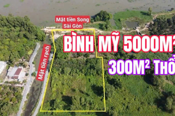Siêu Phẩm 5.000M² – 2 Mặt Tiền Sông Sài Gòn Bình Mỹ – Giá Chỉ 6Tr/m²