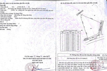 Đất 2 Mặt Tiền Võ Văn Điều, Trung Lập Thượng, Cc – 2.750M² – Chỉ 7,3Tr/m²