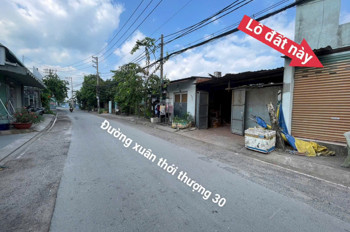 Mặt Tiền Xuân Thới Thượng 30 – Ngang 10M – Cách Phan Văn Hớn 260M