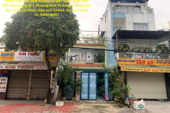 Chính Chủ Cần Bán Nhanh Lô Đất Tặng Kèm Nhà Cấp 4 Tại Quận Bình Tân, Tp Hcm