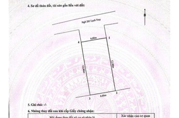 Bán Đất 72M² Ngõ 201 Lạch Tray – Ngô Quyền – Mặt Tiền 6M – Tặng Nhà 2 Tầng – Giá Hơn 4 Tỷ