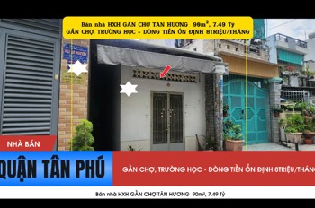 Bán Nhà Hxh Đỗ Thừa Luông 90M² - Gần Chợ Tân Hương, 7.49Tỷ, Dòng Tiền 8Triệu/tháng