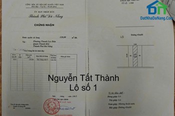 Đất Đẹp - Giá Tốt Cần Bán Đất View Biển Đường Nguyễn Tất Thành, Được Xây Dựng Cao Tầng,Giá Chỉ 30,X