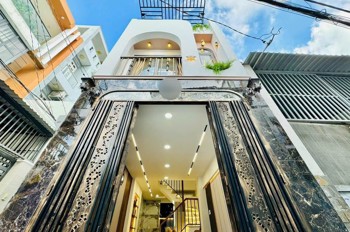 Ngay Lotte - Cityland - Trung Tâm Gò Vấp- 3 Tầng Sân Thượng - Hẻm 3G - Sẵn Nội Thất - Sổ Vuông A4 