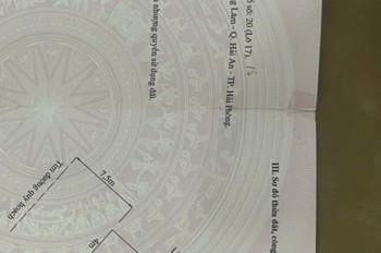 Bán 2 Lô Đất Mặt Đường Bến Láng – Gần Lô 17 Lê Hồng Phong – Giá 99Tr/m²