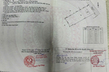 Chia Tài Sản – Đất Mặt Tiền Tỉnh Lộ 15, Tân Thạnh Đông, Củ Chi