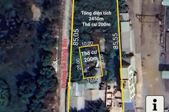 Siêu Vị Trí – (33X77) Mt Nguyễn Văn Bứa – Dt 2.500M² – Giá Chỉ 11,5Tr/m²
