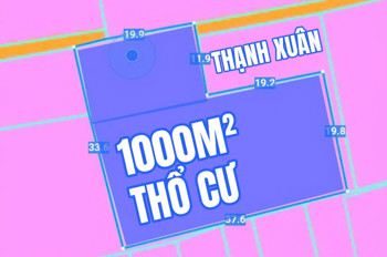 Siêu Phẩm 1000M² Full Thổ Cư – Thạnh Xuân Q12 – Chỉ 22.5 Tỷ