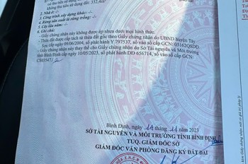 Đất Đẹp – Giá Tốt – Chính Chủ Cần Bán Đất Tại Bình Thuận, Tây Sơn, Bình Định