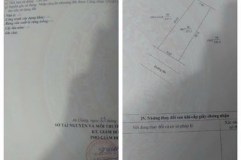 Đất Đẹp - Đầu Tư Sinh Lời - Chính Chủ Bán 2 Lô Đất Tại Xã Châu Lăng, Tri Tôn, An Giang