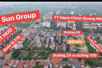 Chính Chủ Em Còn 01 Lô Góc Đắc Địa 2 Mặt Tiền - Hàng F0 Đất Đấu Giá - Sát Trường Mầm Non
