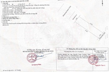 Hot Hot – Đầu Tư Là Sinh Lời- Chính Chủ Cần Bán Gấp Đất Tại Phường Hòa Qúy, Quận Ngũ Hành Sơn, Đà