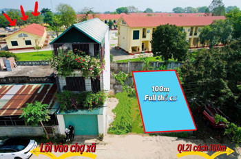 Hàng Hiếm Mặt Quốc Lộ 21 Diện Tích 100M Chính Chủ Em Cần Bán