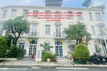 Chính Chủ Bán Nhà Phố Compound Cao Cấp – Khu Lucky Dragon, Đỗ Xuân Hợp, P.phước Long B, Q9