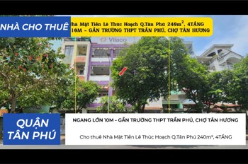 Cho Thuê Nhà Mặt Tiền Lê Thúc Hoạch Q.tân Phú 240M², 4Tầng, Ngang 10M, 60Triệu