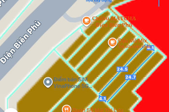 Bán Nhà C4 Đ.điện Biên Phủ, Đakao, Quận 1 - Dt 100M2 Ngang 4M*25m Vuông A4 - Chính Chủ Xưa