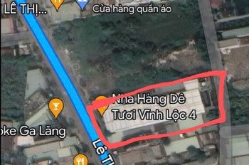 Cc Gửi Bán Đất Mặt Tiền Lê Thị Hà, Hóc Môn – Giảm Từ 155 Tỷ Còn 115 Tỷ!
