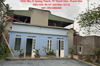 Đất Đẹp – Giá Tốt –Chính Chủ Cần Bán Lô Đất Đường Vĩnh Yên, P. Quảng Thành, Tp Thanh Hóa- Thanh Hóa