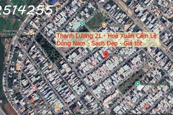 Chính Chủ Cần Bán Nhanh Lô Đất Thanh Lương 21 - Hoà Xuân - Cẩm Lệ - Đông Nam - Giá Chỉ 6.4Xx