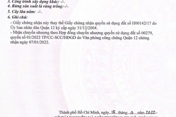 Bán Lô Đất Mt Trần Thị Cờ, P. Thới An, Quận 12 – Dt Đẹp – Thổ Cư 156M² – Giá 9.99 Tỷ