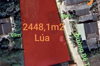 Bán Lô Đất Lúa 4 Mặt Tiền Chuyển Thổ Phân Lô Giá Chốt 4 Tỷ