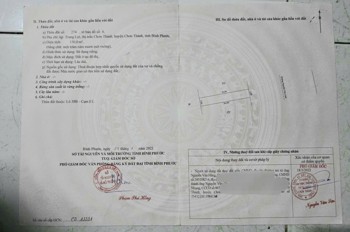 Đất Đẹp - Mặt Tiền - Chính Chủ Bán Lô Đất Nằm Ngay Trung Tâm Hành Chính Chơn Thành